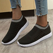 Sneakers women shoes round toe light comfortable breathable casual flats women sneakers socks shoes plus size