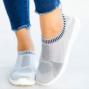 Sneakers women shoes round toe light comfortable breathable casual flats women sneakers socks shoes plus size