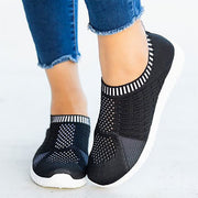 Sneakers women shoes round toe light comfortable breathable casual flats women sneakers socks shoes plus size