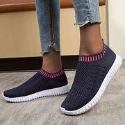 Sneakers women shoes round toe light comfortable breathable casual flats women sneakers socks shoes plus size