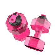 2.2L Pocket Dumbbell Shape Water Bottle Gym Fitness Body Building Exercise Equipment Sports Accessories mancuernas gimnasio