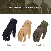 Winter Sport Gloves Men's Outdoor Military Gloves Full Finger Army Tactical Mittens Wear-resistant Riding Gloves